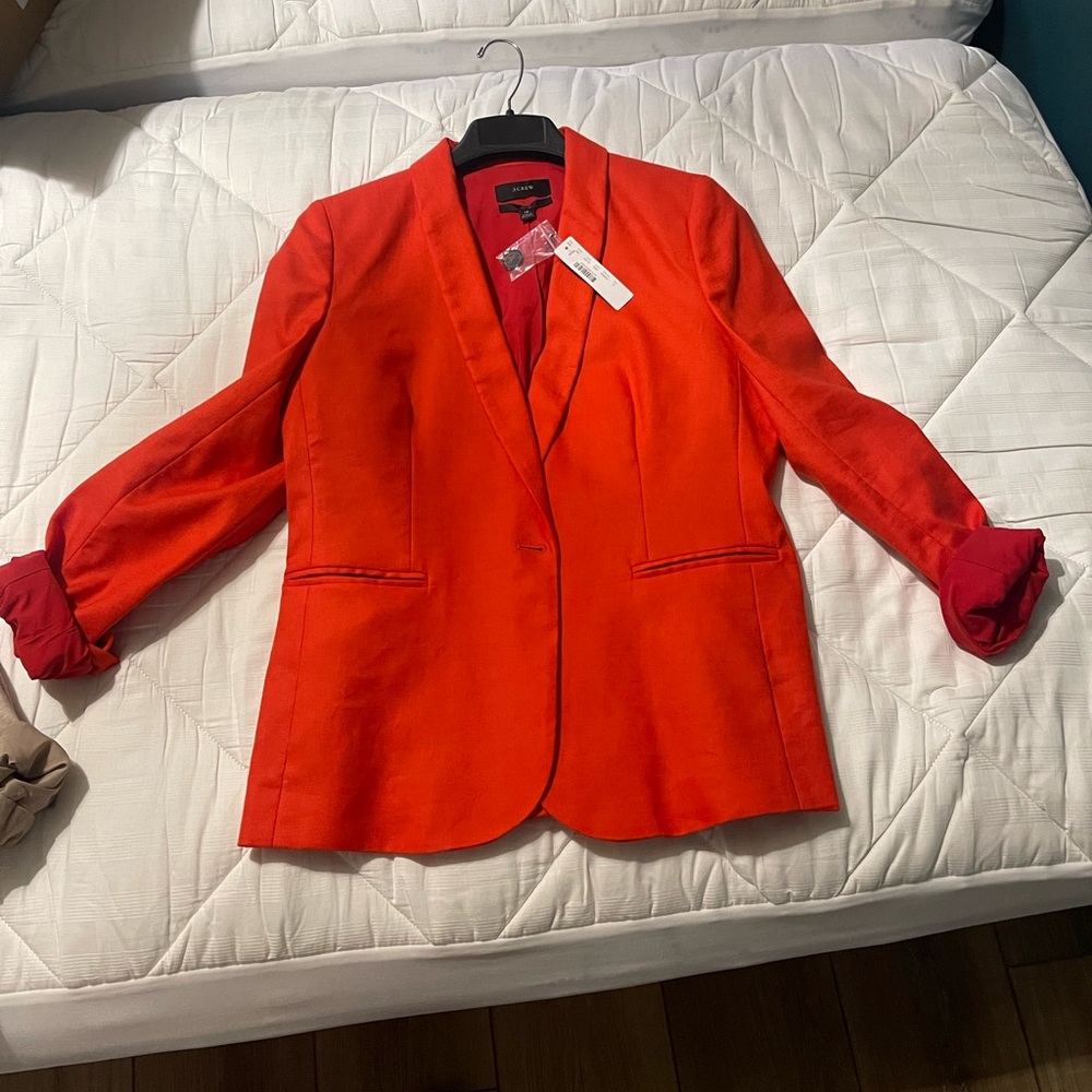JCrew linen suit jacket